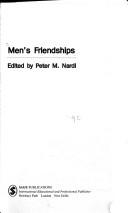 Cover of: Men's friendships