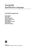 The RAISE specification language