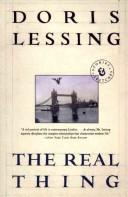 Cover of: The real thing by Doris Lessing