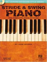 Cover of: Stride and Swing Piano: Hal Leonard Keyboard Style Series (Hal Leonard Keyboard Style)