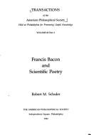 Cover of: Francis Bacon and scientific poetry
