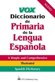 Cover of: Vox Diccionario De Primaria De La Lengua Española | Vox