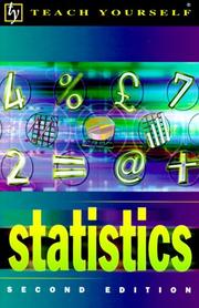Cover of: Teach Yourself Statistics