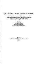 Peep o'day boys and defenders : selected documents on the disturbances in County Armagh, 1784-1796