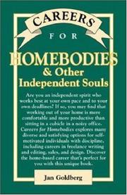 Cover of: Careers for Homebodies & Other Independent Souls (Careers for You Series)