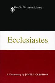 Cover of: Ecclesiastes: a commentary