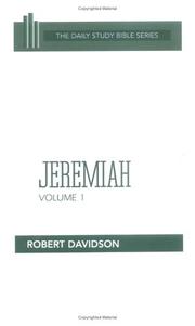 Cover of: Jeremiah: Chapters 1 to 20 (Daily Study Bible Series)