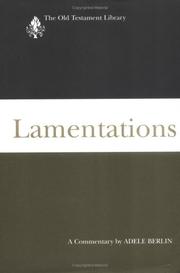 Cover of: Lamentations: A Commentary (Old Testament Library)