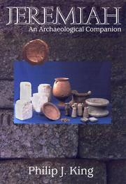 Cover of: Jeremiah: An Archaeological Companion