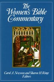 Cover of: The Women's Bible commentary by Carol A. Newsom and Sharon H. Ringe, editors.