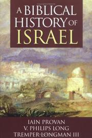 Cover of: A Biblical History of Israel