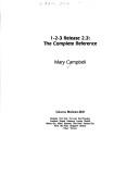 Cover of: 1-2-3 release 2.3: the complete reference