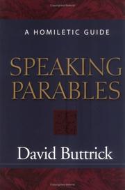 Cover of: Speaking Parables: A Homiletic Guide