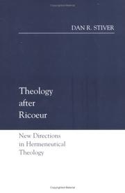 Theology after Ricoeur by Dan R. Stiver
