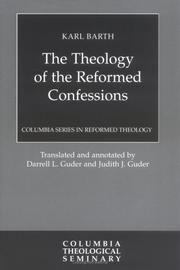 Cover of: The theology of the Reformed confessions, 1923 by Karl Barth epistle to the Roman’s