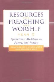 Resources for preaching and worship : quotations, meditations, poetry and prayers