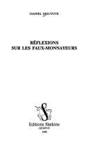 Cover of: Réflexions sur Les faux-monnayeurs