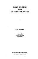 Cover of: Land reforms and distributive justice