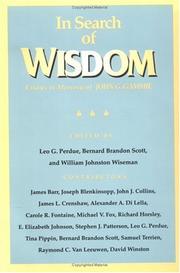 In Search of Wisdom by Leo G. Perdue