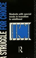 A struggle for choice : students with special needs in transition to adulthood