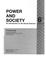 Cover of: Power and society