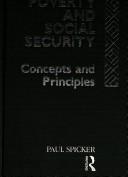 Poverty and social security : concepts and principles