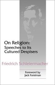 Cover of: Friedrich Schleiermacher