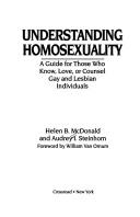 Cover of: Understanding homosexuality by Helen B. McDonald