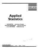 Applied statistics by John Neter