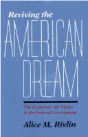 Cover of: Reviving the American dream