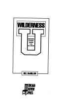 Cover of: Wilderness U by Bill McMillon