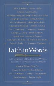 Cover of: Faith in words: a celebration of Presbyterian writers
