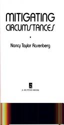 Cover of: Mitigating circumstances by Nancy Taylor Rosenberg