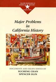 Cover of: Major problems in California history: documents and essays