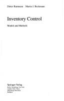 Inventory control by Dieter Bartmann