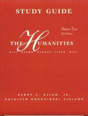 Cover of: The Humanities: Cultuaral Roots and Continuties: The Humanities and the Modern World