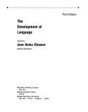 Cover of: The Development of language