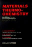 Materials thermochemistry