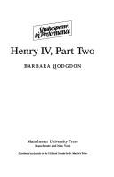 Cover of: Henry IV, part two