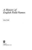 Cover of: A history of English field names