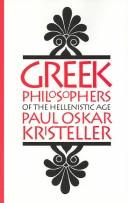 Greek philosophers of the Hellenistic age