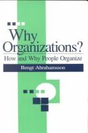 Cover of: The logic of organizations