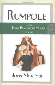 Cover of: Rumpole and the Penge Bungalow murders