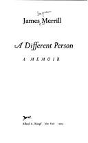 Cover of: A different person: a memoir