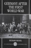 Germany after the First World War by Richard Bessel