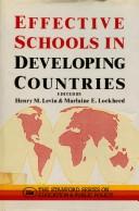 Cover of: Effective schools in developing countries