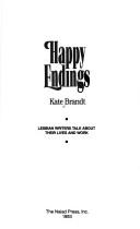 Cover of: Happy endings by Kate Brandt
