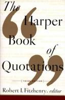 Cover of: The Harper book of quotations