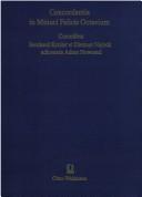 Cover of: Concordantia in Minuci Felicis Octavium