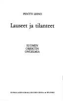 Cover of: Lauseet ja tilanteet: Suomen objektin ongelmia